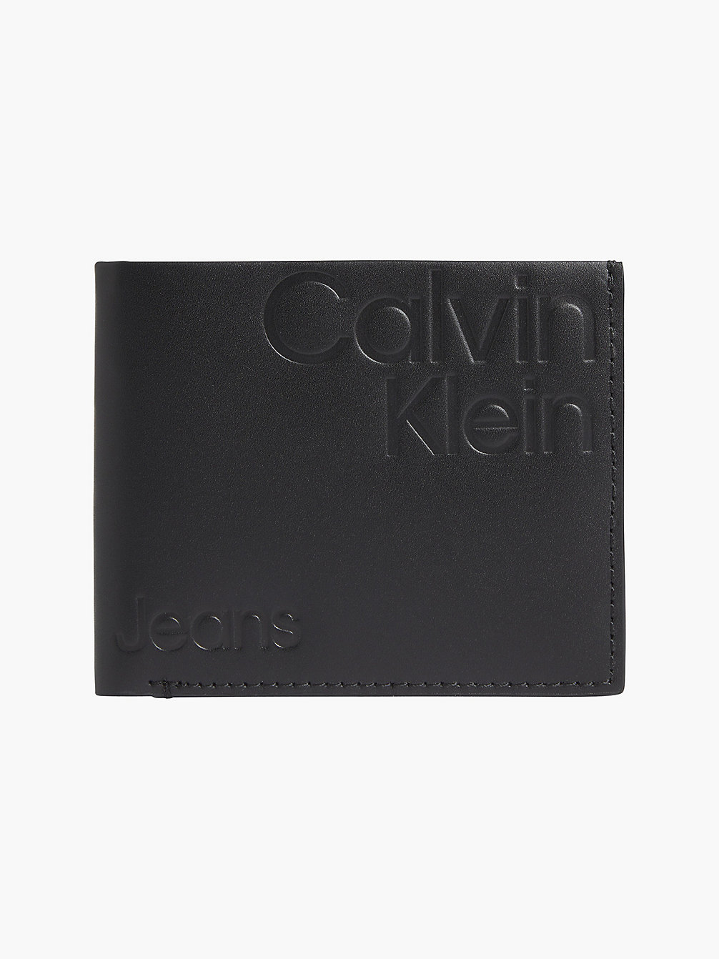Portafoglio Porta Banconote In Pelle > BLACK AOP > undefined uomo > Calvin Klein