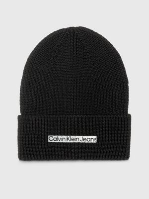 Calvin Klein Honeycomb Cable-Knit Beanie ($38) ❤ liked on Polyvore  featuring accessories, hats, white, calvin klein hat…