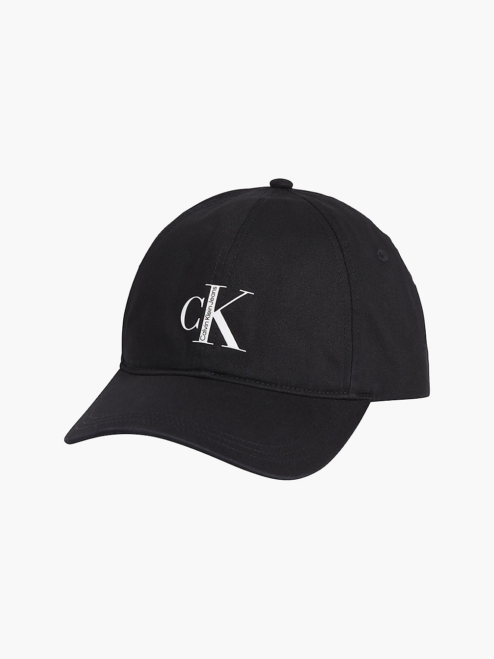 BLACK Organic Cotton Cap undefined men Calvin Klein