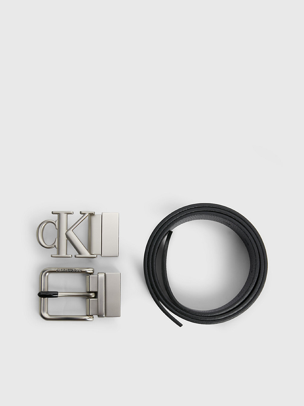 BLACK > 2 Ledergürtel Mit Schnalle Im Geschenkset > undefined men - Calvin Klein