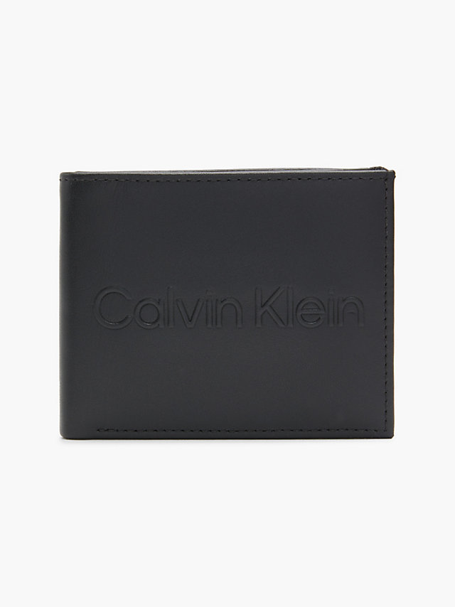 Portafoglio In Pelle Con Portamonete > CK Black > undefined uomo > Calvin Klein