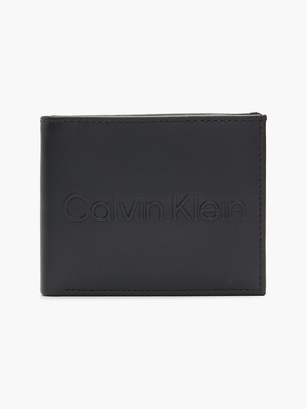 CK BLACK > Skórzany Składany Portfel Dwuczęściowy > undefined Mężczyźni - Calvin Klein