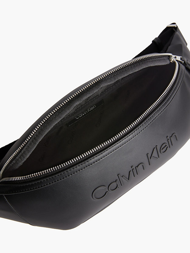 CK BLACK Recycled Bum Bag for men CALVIN KLEIN