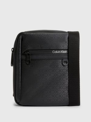  recycled convertible reporter bag for men calvin klein