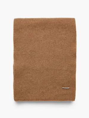 TRAVERTINE Écharpe En Mélange De Laine Recyclée undefined hommes Calvin Klein