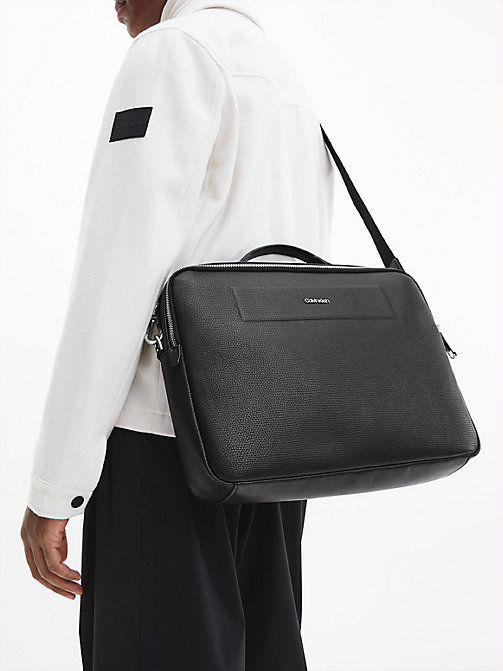 Marca: Calvin KleinCalvin Klein Ck Direct Slim Laptop Bag Nero 0.1x0.1x0.1 cm Black Borse organizer portatutto Uomo W x H L 