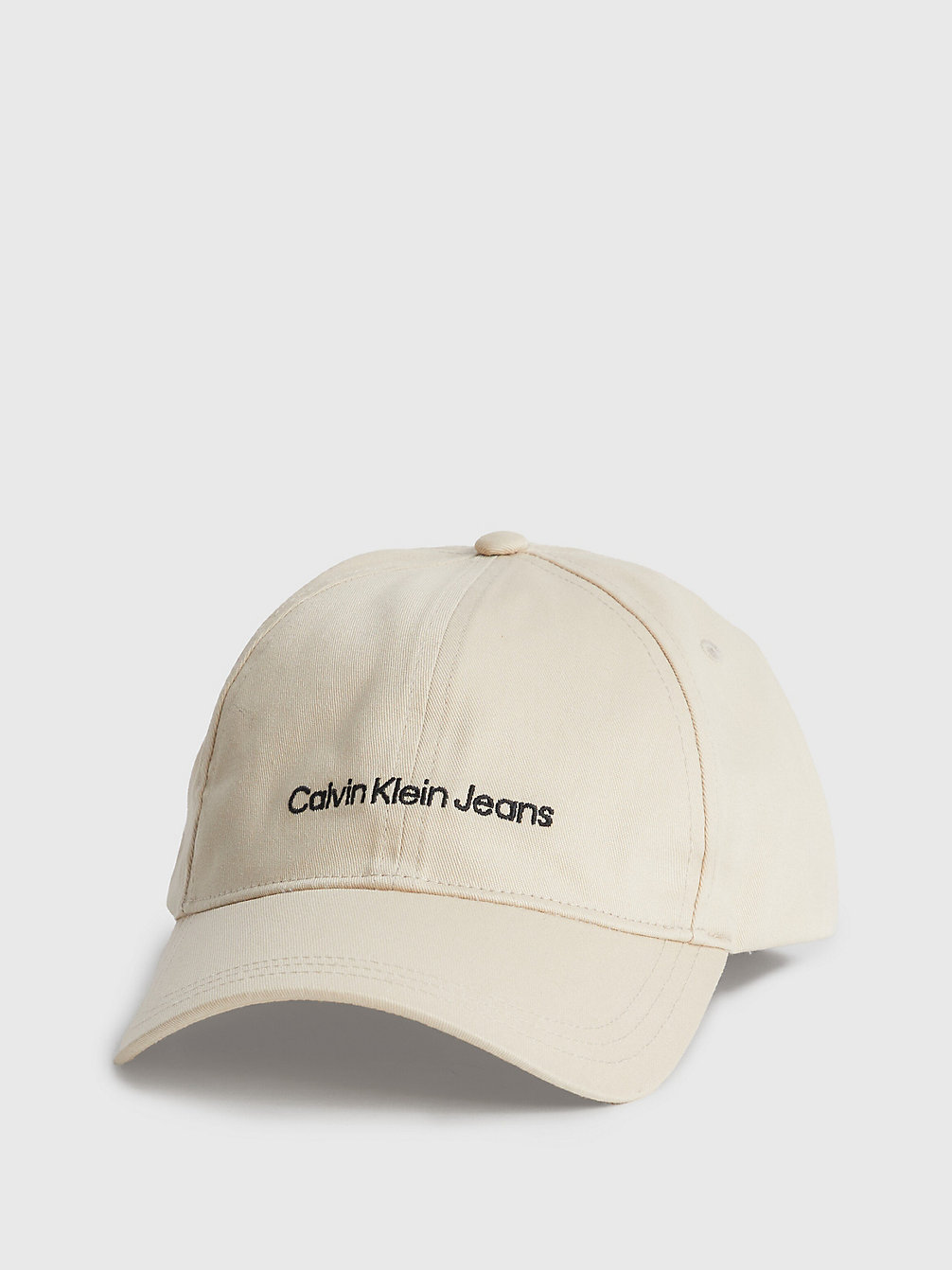 CLASSIC BEIGE Organic Cotton Cap undefined men Calvin Klein
