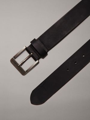 Calvin klein shop men's leather belt