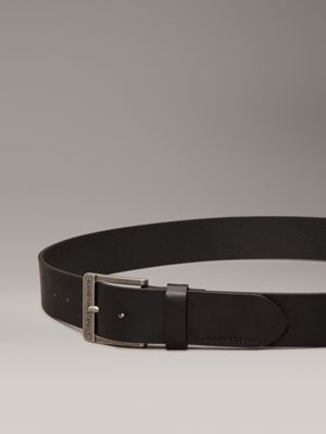 black leather belt for men calvin klein jeans