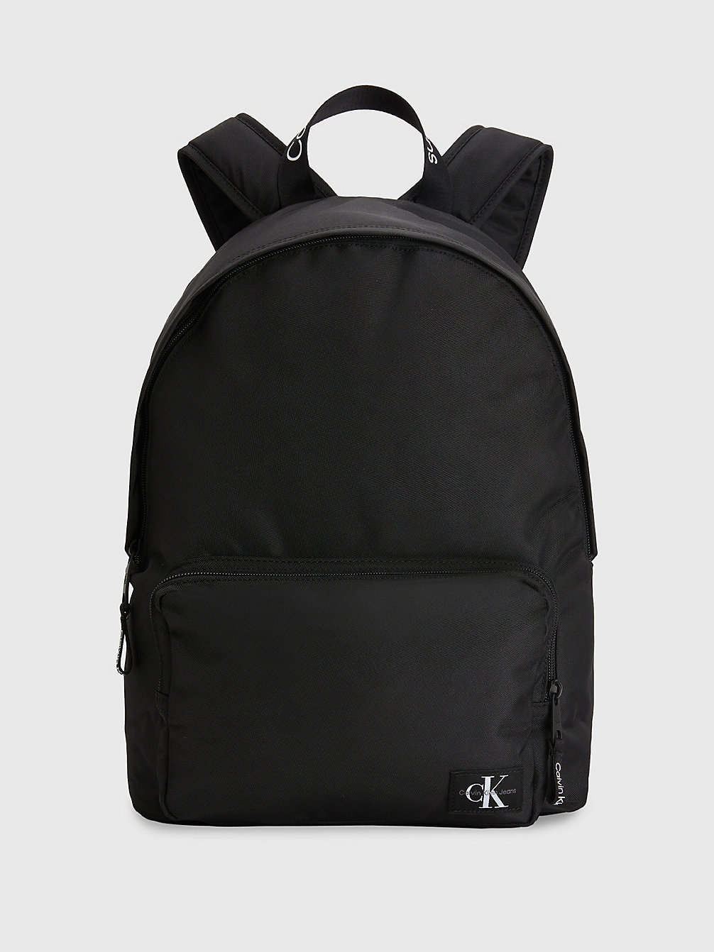 BLACK Recycled Round Backpack undefined men Calvin Klein