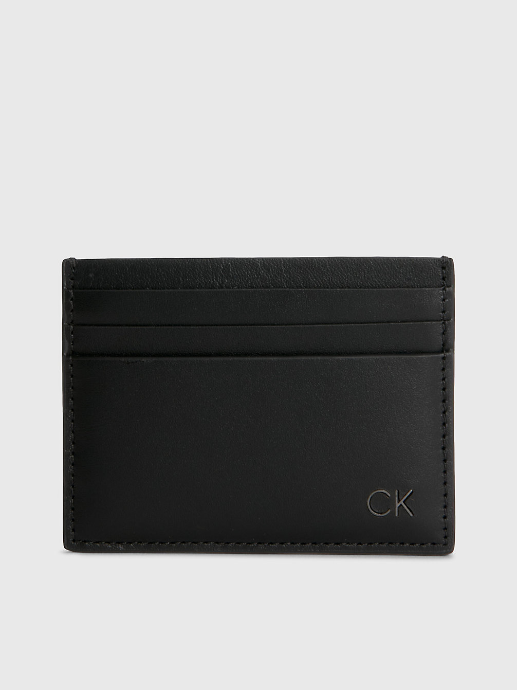 BLACK Kartenetui Aus Leder undefined Herren Calvin Klein