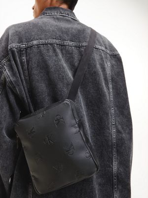 MONO ALLOVER Logo Crossbody Bag for men CALVIN KLEIN JEANS