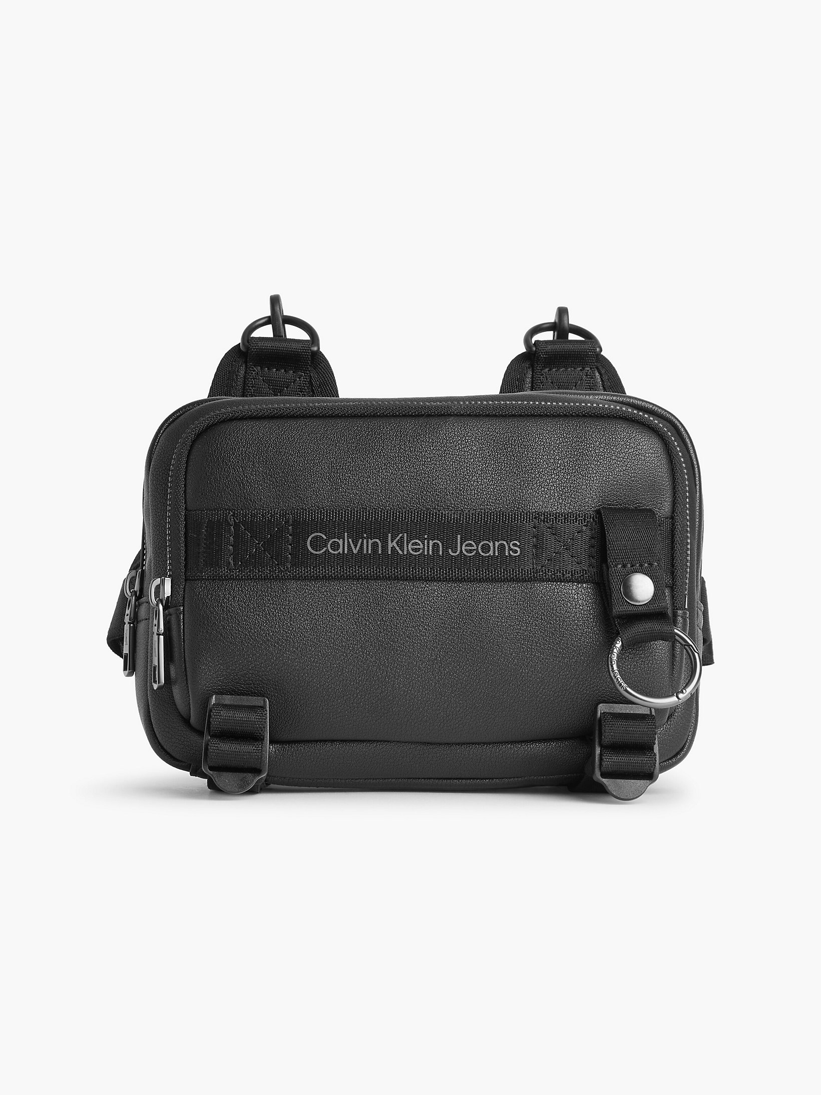 Black Harness Bag undefined men Calvin Klein