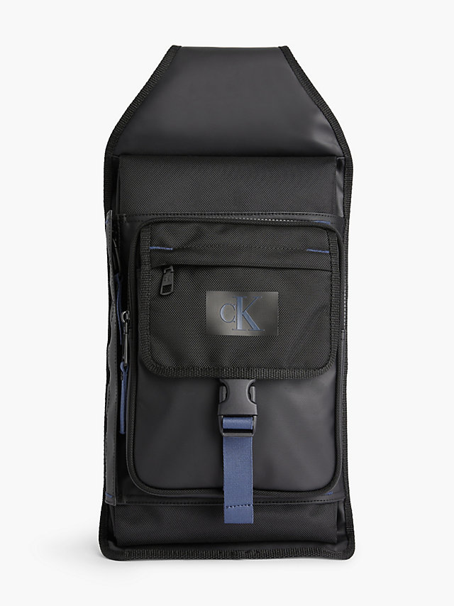 Black > Skateboard Crossbody Bag Aus Recyceltem Material > undefined Herren - Calvin Klein