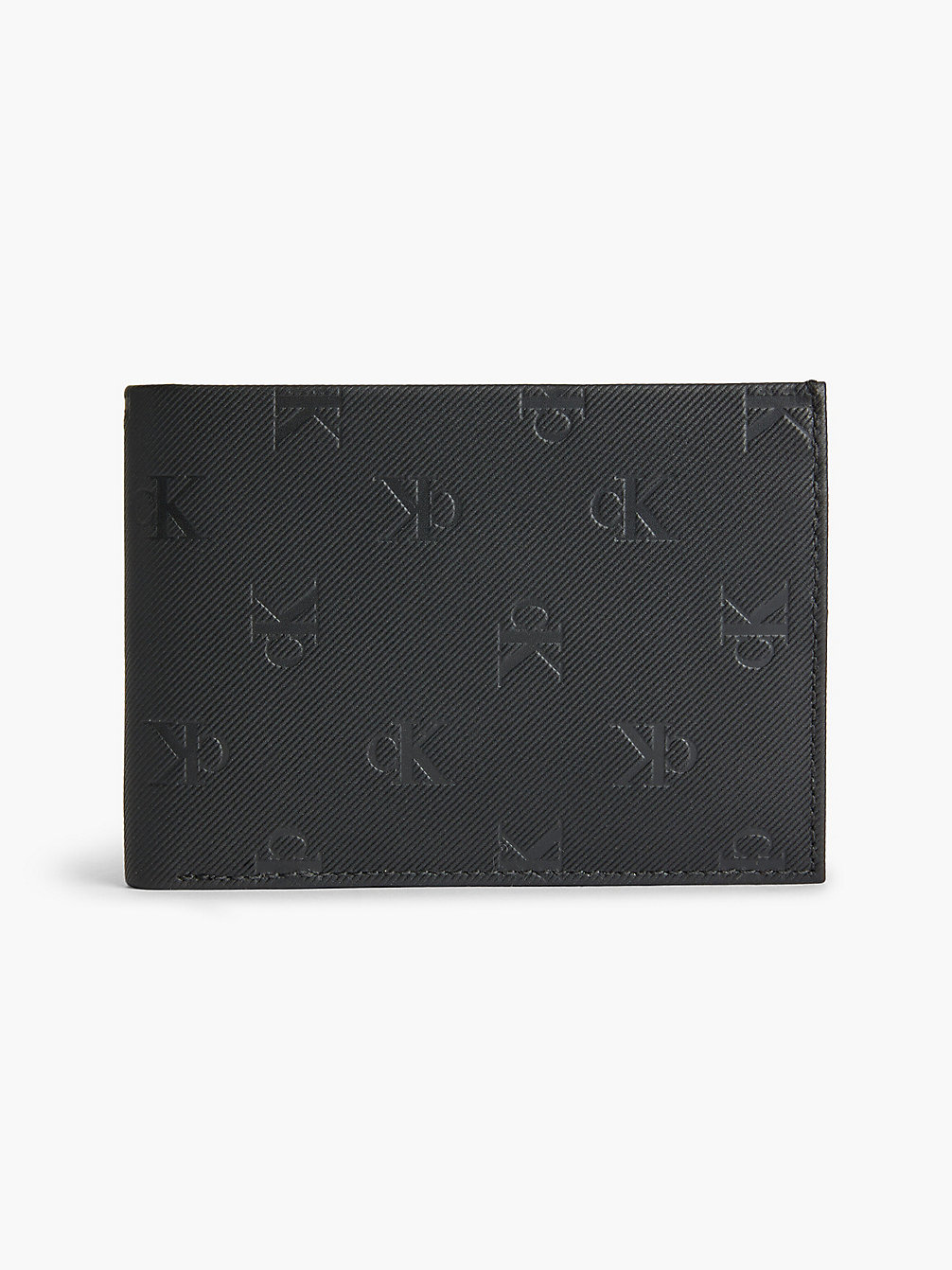 MONO ALLOVER Leather Logo Billfold Wallet undefined men Calvin Klein
