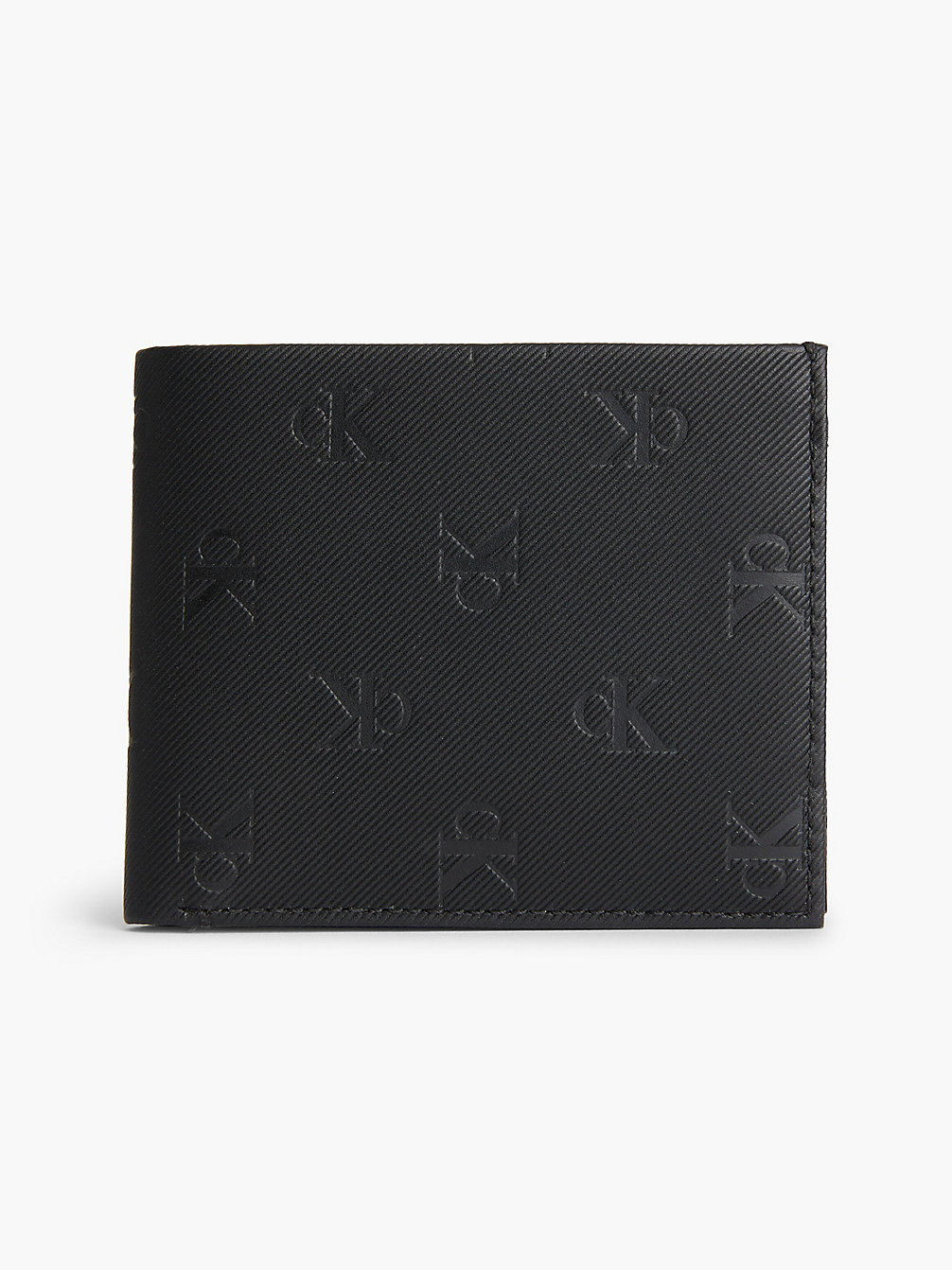 MONO ALLOVER Leather Logo Billfold Wallet undefined men Calvin Klein