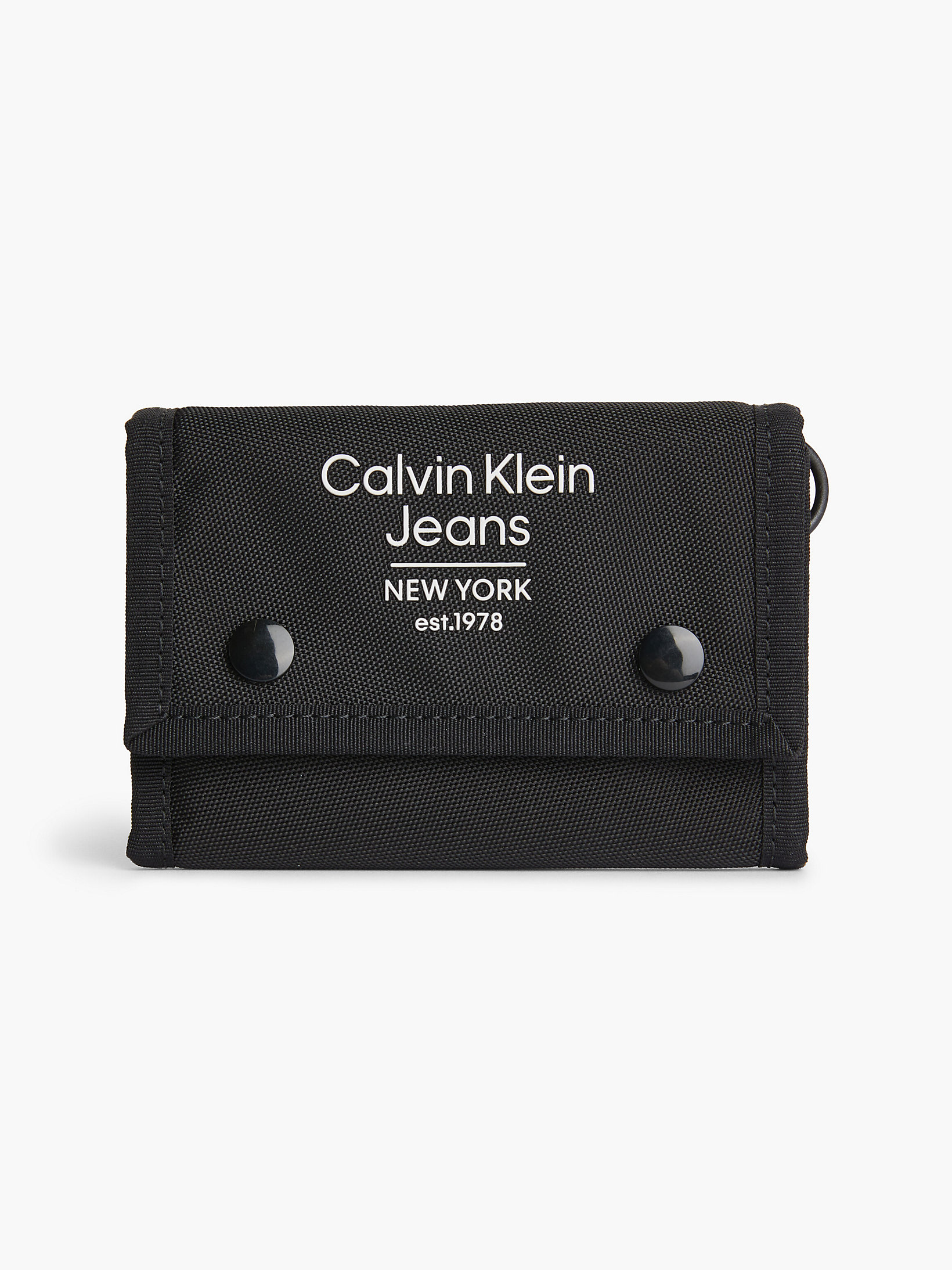 Black Recycled Billfold Wallet undefined men Calvin Klein