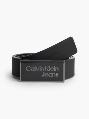 shit Tenslotte Horizontaal Leren riem met gesp Calvin Klein® | K50K510161BDS