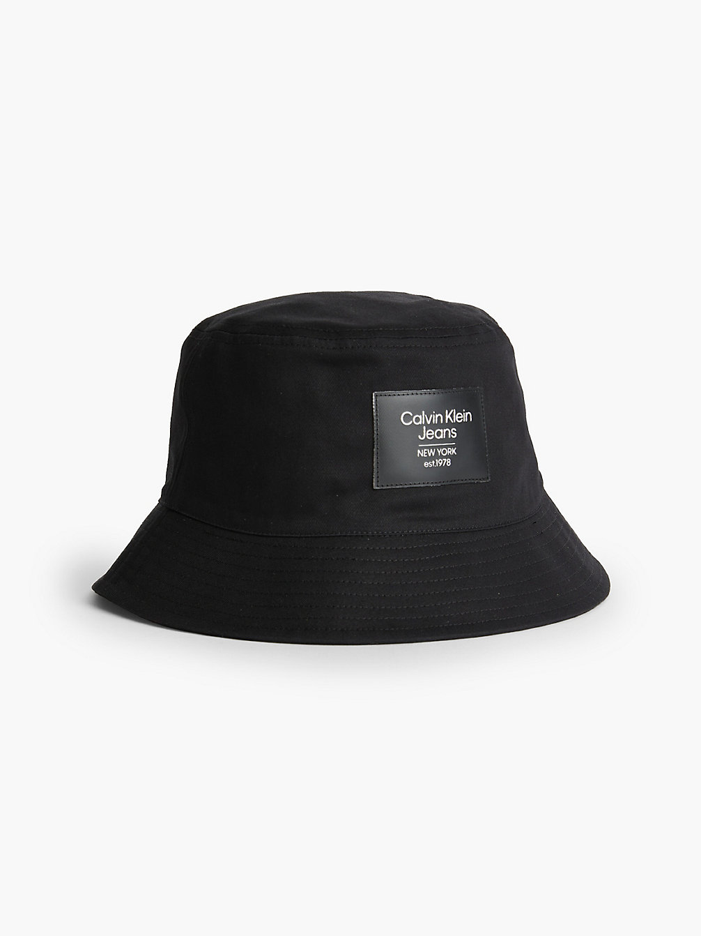 BLACK Bucket Hat Van Biologisch Katoen undefined heren Calvin Klein