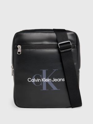 Calvin Klein reporter bag in black