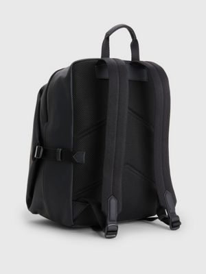 CK BLACK Recycled Square Backpack for men CALVIN KLEIN