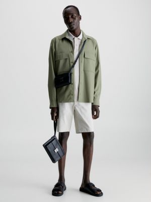 ck black recycled pouch for men calvin klein