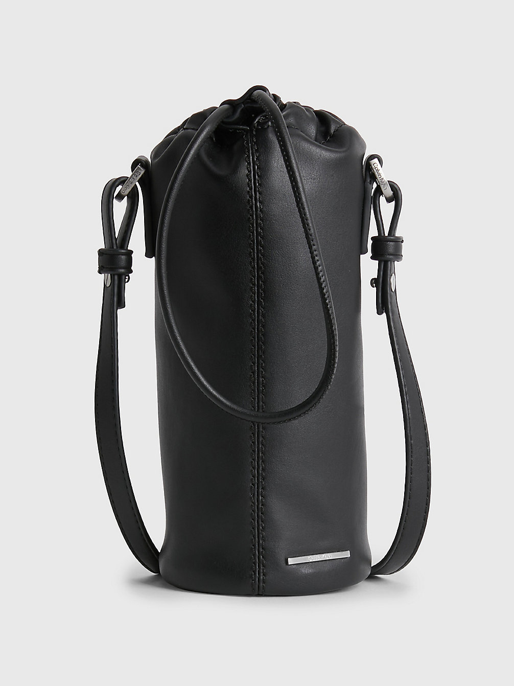 CK BLACK Vegan Leather Crossbody Bottle Bag undefined men Calvin Klein
