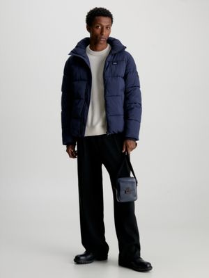 sac reporter en bandoulière black pour hommes calvin klein