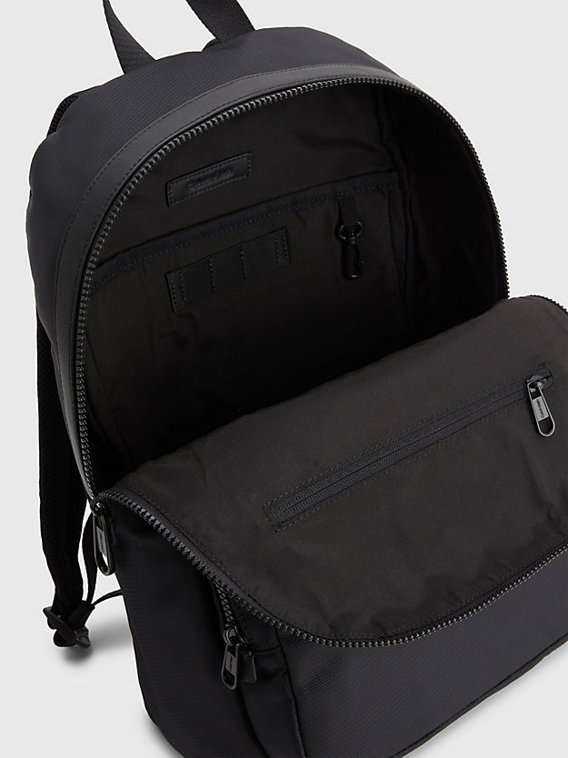 CK BLACK Recycled Round Backpack for men CALVIN KLEIN