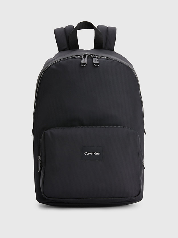 CK BLACK Recycled Round Backpack for men CALVIN KLEIN