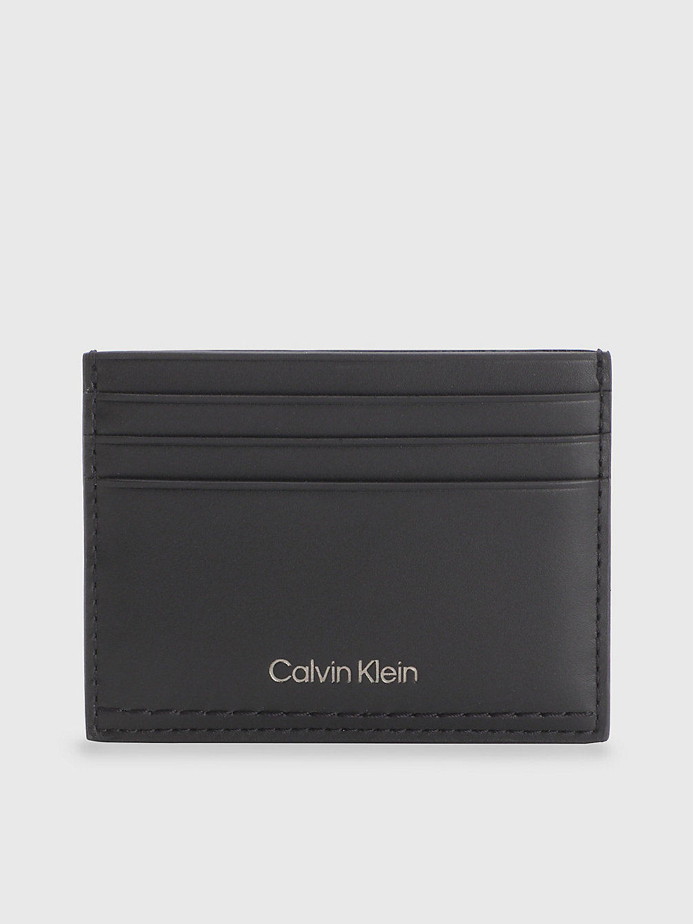 CK BLACK > Kartenetui Aus Leder > undefined men - Calvin Klein