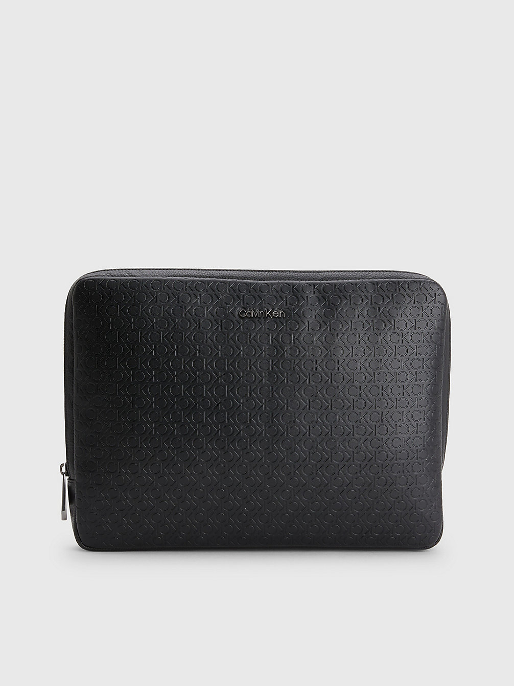 BLACK/TONAL MONO Recycled Logo Laptop Case undefined men Calvin Klein