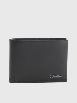 Cartera de piel con compartimento para billetes y monedero y RFID Calvin  Klein® | K50K510322BAX