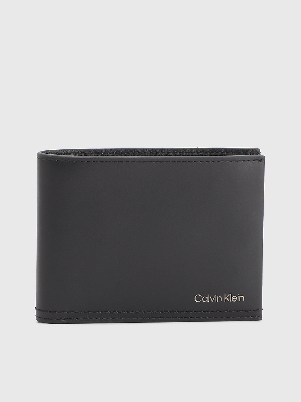 CK BLACK Leather Rfid Billfold Wallet undefined men Calvin Klein