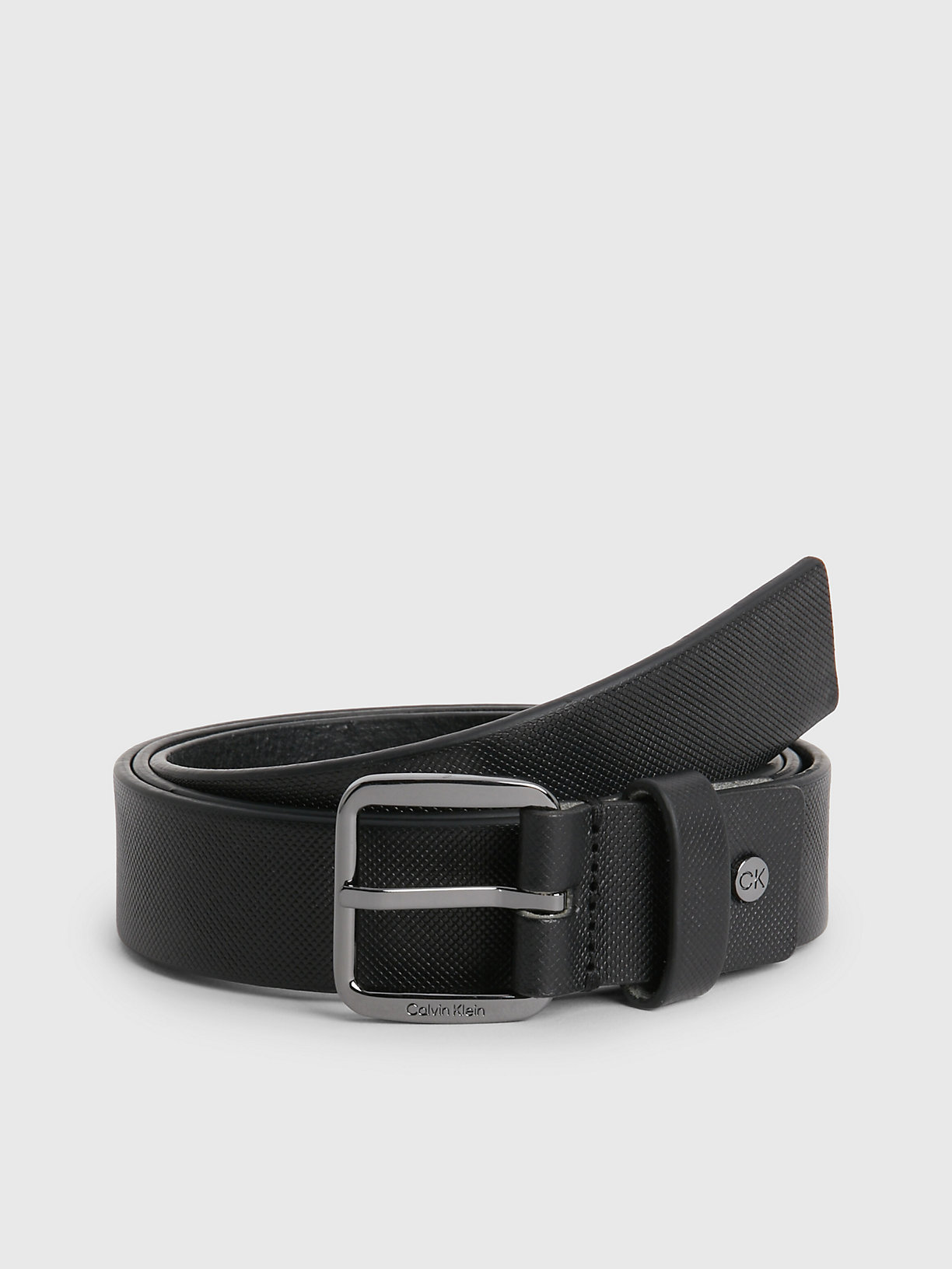 CK BLACK Leather Belt for men CALVIN KLEIN