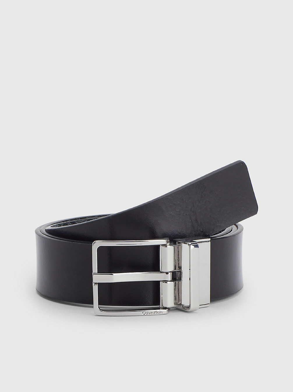 CK BLACK SMOOTH/CLASSIC MONO Reversible Recycled Logo Belt undefined men Calvin Klein