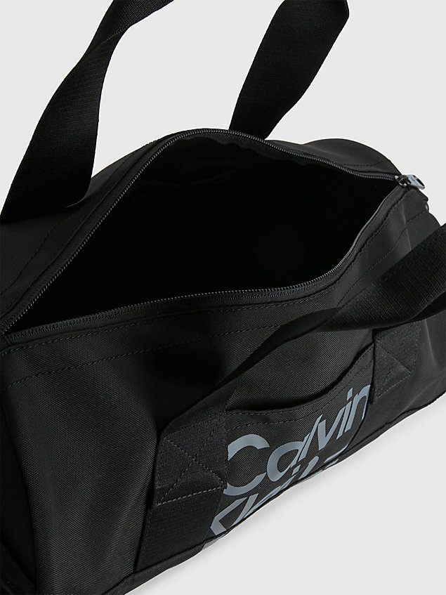 black recycled duffle bag for men calvin klein jeans