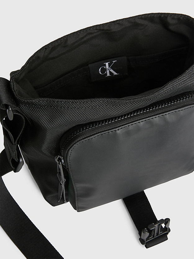 BLACK Recycled Crossbody Bag for men CALVIN KLEIN JEANS