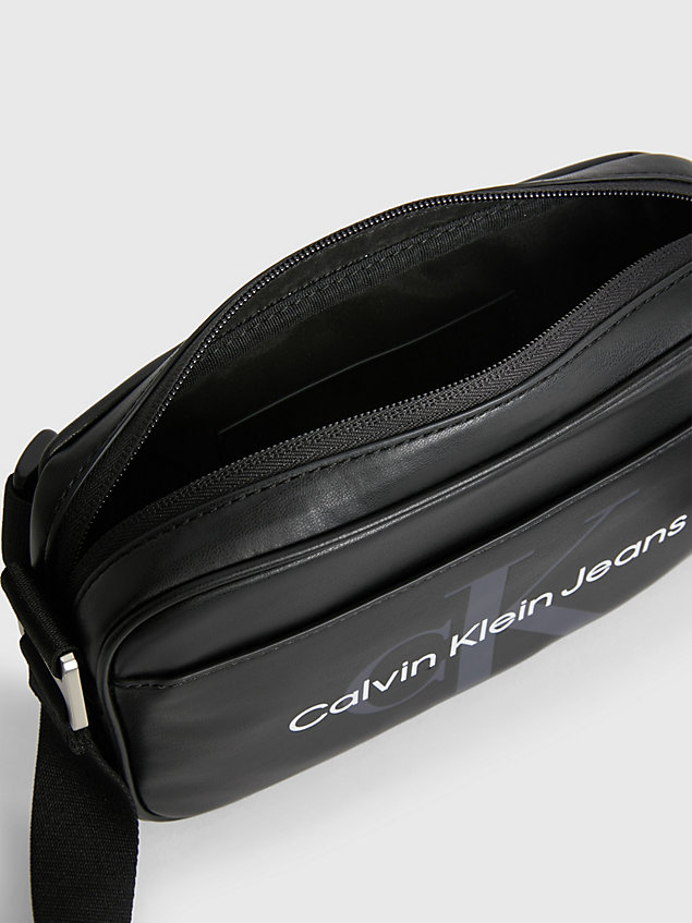 sac en bandoulière convertible black pour hommes calvin klein jeans