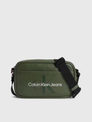 Calvin Klein Jeans nylon shoulder bag in green