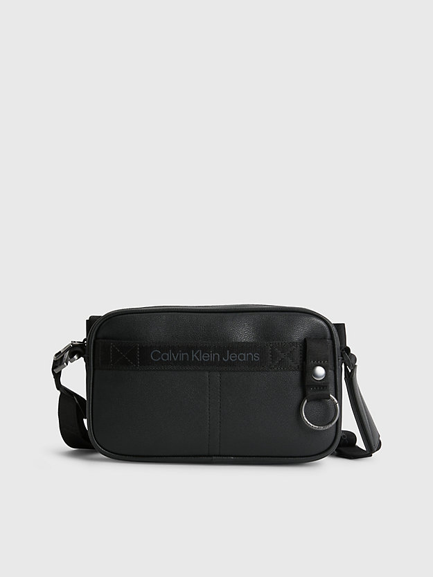 BLACK Convertible Crossbody Bag for men CALVIN KLEIN JEANS