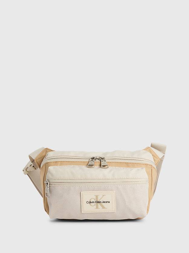 TRAVERTINE / CLASSIC BEIGE Recycled Bum Bag for men CALVIN KLEIN JEANS