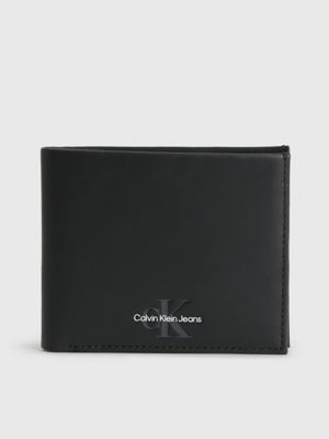 sjaal virtueel Sneeuwstorm Leather Slimfold Wallet Calvin Klein® | K50K510430BDS