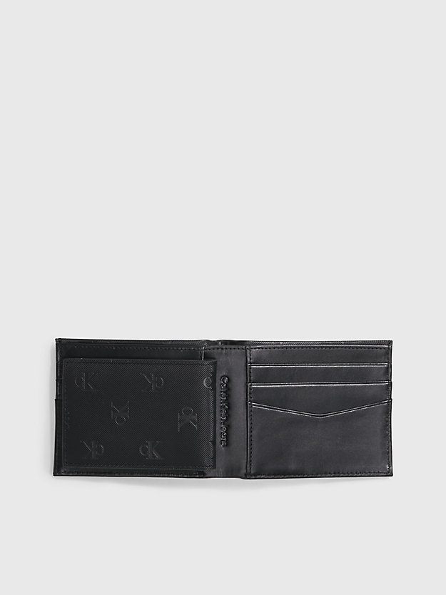MONO ALLOVER Leather Slimfold Wallet for men CALVIN KLEIN JEANS
