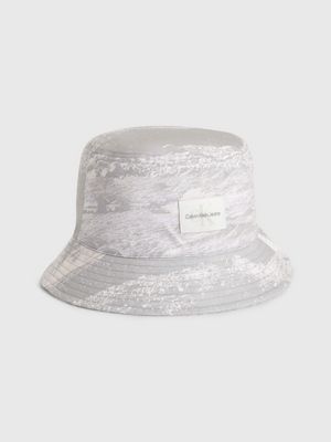 LANDSCAPE PRINT Organic Cotton Bucket Hat undefined men Calvin Klein