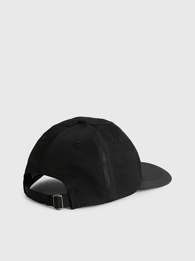 black recycled twill cap for men calvin klein jeans