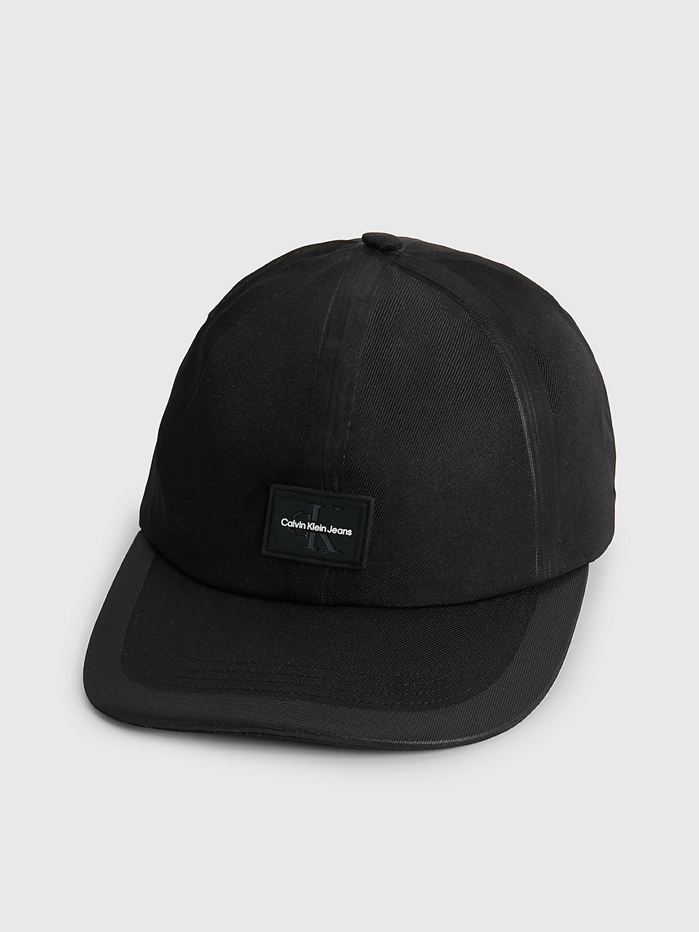 BLACK Recycled Twill Cap undefined men Calvin Klein