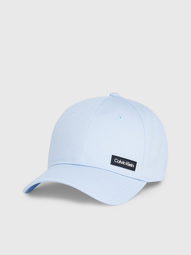 blue twill cap for men calvin klein