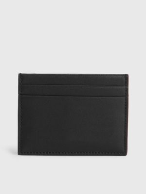 CK BLACK Kartenhalter aus recyceltem Kunstleder für Herren CALVIN KLEIN