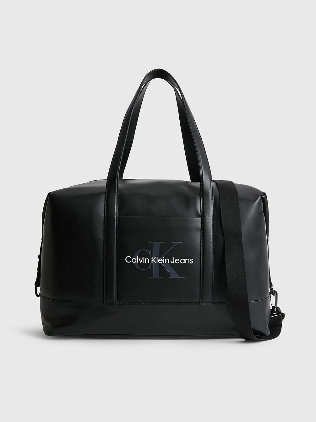 BLACK Square Duffle Bag undefined men Calvin Klein